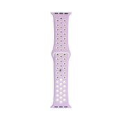 Cinturino Tunit Sport per Apple Watch 38/40/41/42mm - Lilla e bianco