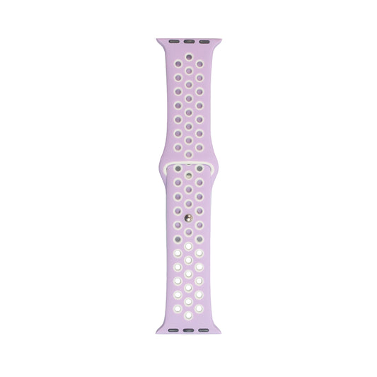 Cinturino Tunit Sport per Apple Watch 38/40/41/42mm - Lilla e bianco