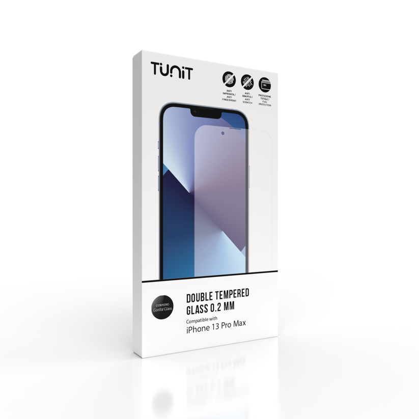 Vetro a doppia tempratura per iPhone 13 Pro Max e iPhone 14 Plus