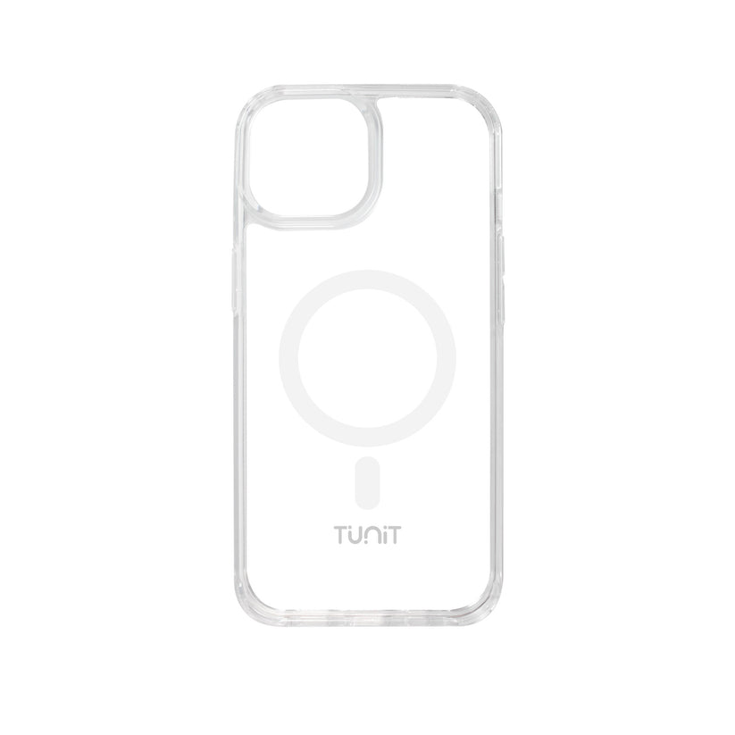 Cover in policarbonato trasparente compatibile MagSafe per iPhone 15