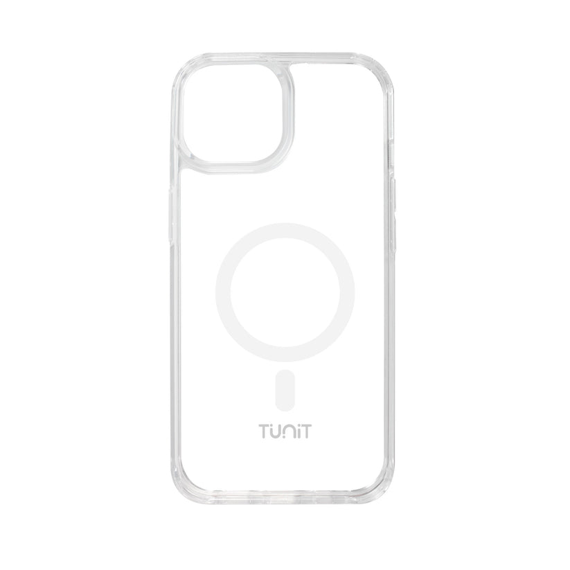Custodia trasparente in policarbonato compatibile MagSafe per iPhone 15 Plus