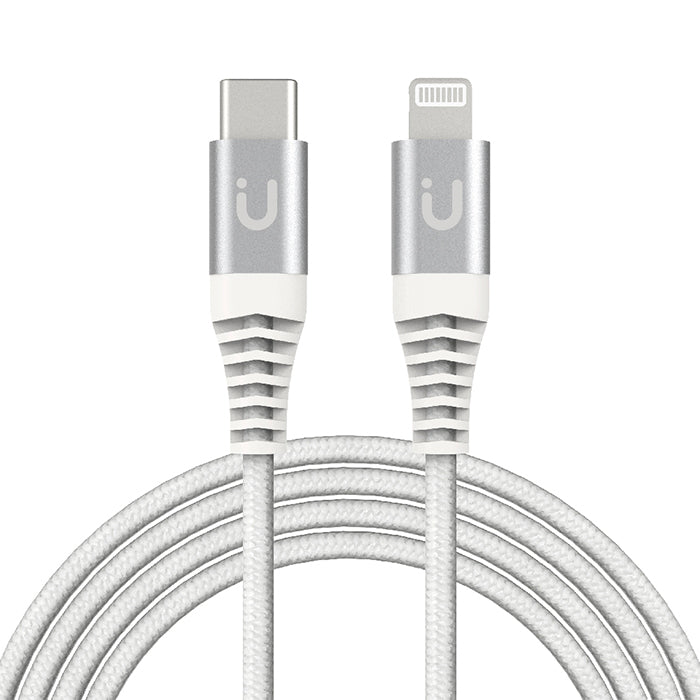 Cavo Tunit da USB-C a Lightning 1 metro - Colore argento