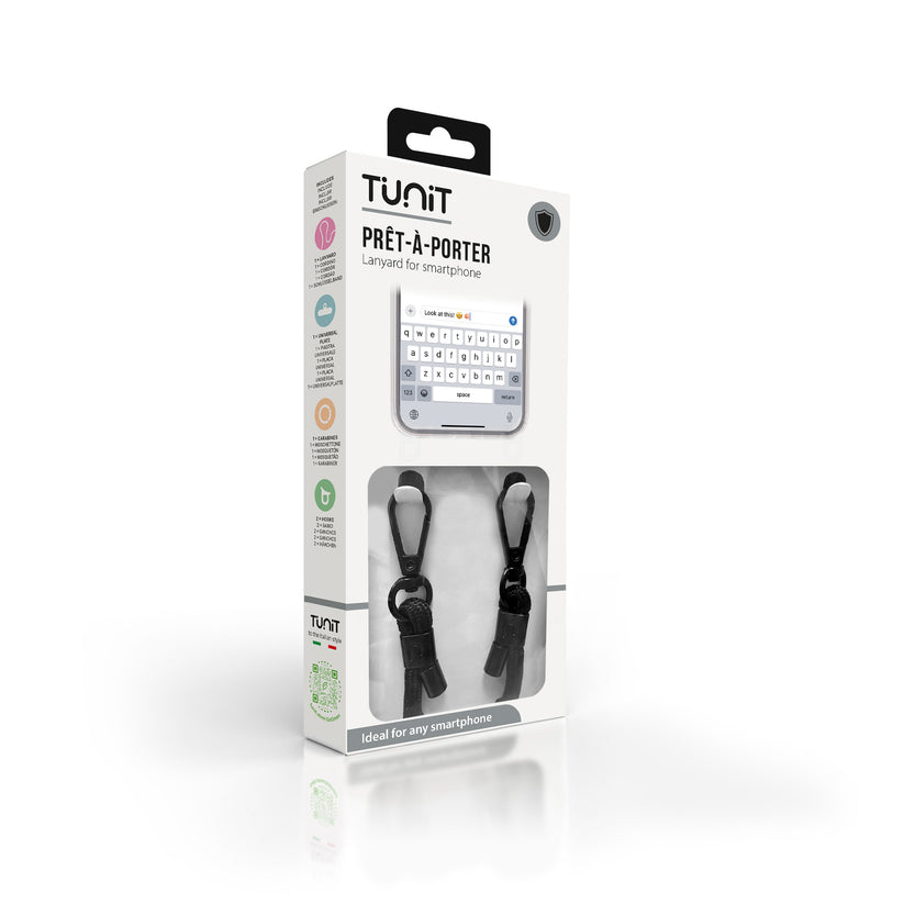 Cordino nero per smartphone Tunit Prêt-à-porter