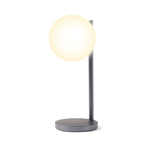 Lexon Bubble Lamp - Lampada da scrivania con caricatore wireless integrato - Blu scuro