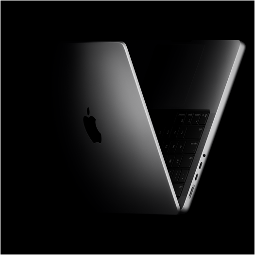 MacBook Pro disposti a V per rappresentare il chip M5