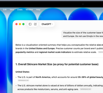 MacBook Neo, l’utente chiede a ChatGPT informazioni sugli aspetti normativi del settore cosmetico, per mostrare le prestazioni AI di livello superiore
