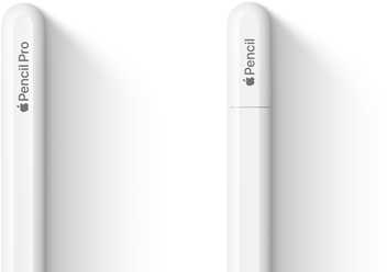 Apple Pencil Pro e Apple Pencil (USB-C) affiancate