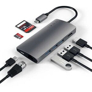 Satechi - Adattatore Multiporta V2 4K Ethernet - Grigio siderale