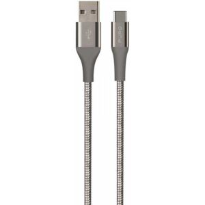 Puro - Cavo di Ricarica e Sincronizzazione USB to Type-C 2.0 - Fabric K2 - 1 mt
