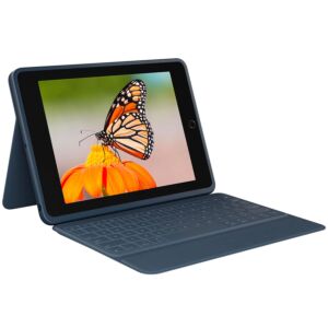 Custodia con Tastiera Rugged Combo 3 per iPad - Classic Blu