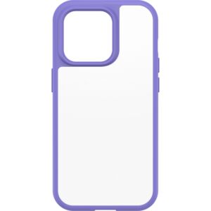 React - Custodia Per Iphone 14 Pro - Clear/Purple