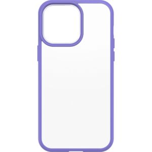 React - Custodia Per Iphone 14 Pro Max - Clear/Purple