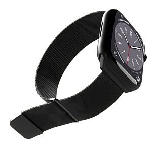 Cinturino Maglia Milanese Per Apple Watch 38/41mm - Nero
