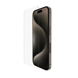 Pellicola in Vetro Temperedglass iPhone 15 Pro con supporto per l’installazione incluso
