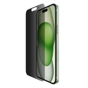 Pellicola Privacy in Vetro iPhone 15 Plus con supporto per l’installazione incluso