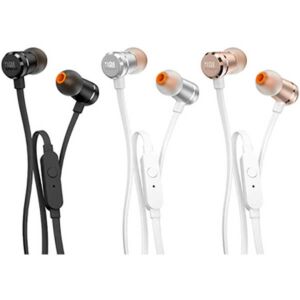 JBL T210A Black - Intra-Auricolari Con Comando e Microfono