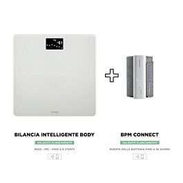 Kit Bilancia Intelligente e BPM Connect per Monitoraggio Avanzato del Peso  e Pressione Arteriosa