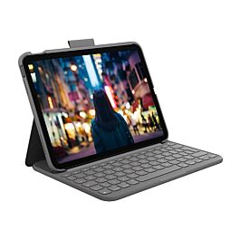 Custodia Con Tastiera Per IPad 10.2" 7a/8a Gen (2020/2019) – QWERTY, Custodia In PU Con Supporto E Tastiera Wireless Rimovibile – Nero