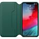 Custodia Folio Apple in pelle per iPhone XS Max - Verde foresta