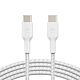 Cavo intrecciato da USB-C a USB-C 1 metro - Bianco