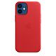 Custodia MagSafe in pelle per iPhone 12 mini - Rosso