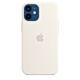 Custodia MagSafe in silicone per iPhone 12 mini - Bianco