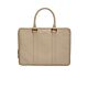 Borsa in Pelle Saffiano per MacBook Pro 13/Air (2020) - Sabbia