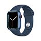 Watch Serie 7 GPS - Cassa in Alluminio Blu con Cinturino Sport Blu Abisso - 41mm
