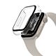 Proteggi schermo Antimicrobico + Bumper TemperedCurve 2 in 1 per Apple Watch SCREENFORCE - Trasparente - 41mm
