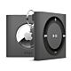 Custodia Airtag W7 Retro Mp3 - Grigio