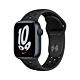 Watch Nike Serie 7 GPS + Cellular - Cassa in Alluminio Mezzanotte e Cinturino Nike Sport Antracite/Nero - 41mm [Ricondizionato]