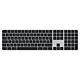 Magic Keyboard con Touch ID e tastierino numerico per Mac con chip Apple - Italiano - Tasti neri [Ricondizionato]