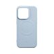 Custodia Alma riciclata con magnete per iPhone 15 Pro - Azzurro