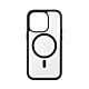 Custodia Jump ultra-protettiva con magnete per iPhone 15 Pro - Trasparente/Nero