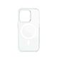 Custodia Frozen con magnete per iPhone 15 Pro - Bianco