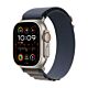 Watch Ultra 2 GPS + Cellular - Cassa 49mm in Titanio con Blu Alpine Loop - Small