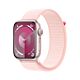 Apple Watch Series 9 GPS Cassa in Alluminio Rosa con Cinturino Sport Loop Rosa Confetto - 45mm