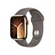 Apple Watch Series 9 GPS + Cellular Cassa in Acciaio inossidabile Oro con Cinturino Sport Creta - 41mm - S/M