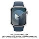 Apple Watch Series 9 GPS 45mm Silver Aluminium Case with Winter Blue Sport Loop (Demo)