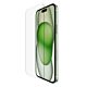 Pellicola in Vetro Temperedglass iPhone 15 Plus con supporto per l’installazione incluso