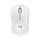 Mouse Bluetooth silenzioso M240 con forma comoda - Bianco