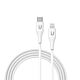 Cavo di ricarica e trasferimento Tunit da USB-C a connettore Lightning 1m - Bianco