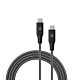 Cavo di ricarica e trasferimento Tunit da USB-C a connettore USB-C (USB4 40Gbps 240W) 2m - Titanio nero