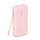Belkin BoostCharge PowerBank 20K con cavo integrato USB-C rosa
