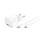 Caricabatteria da parete USB-C da 30 W con cavo con connettore Lightning