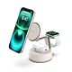 Base ricarica Dock di ricarica magnetica 3 in 1 con Qi2 da 25 W UltraCharge Pro