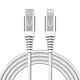 Cavo Tunit da USB-C a Lightning 1 metro - Colore argento