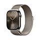 Apple Watch Series 10 GPS + Cellular Cassa in Titanio Naturale con Cinturino Loop in maglia milanese Naturale
