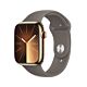 Apple Watch Series 9 GPS + Cellular Cassa in Acciaio inossidabile Oro con Cinturino Sport Creta - M/L