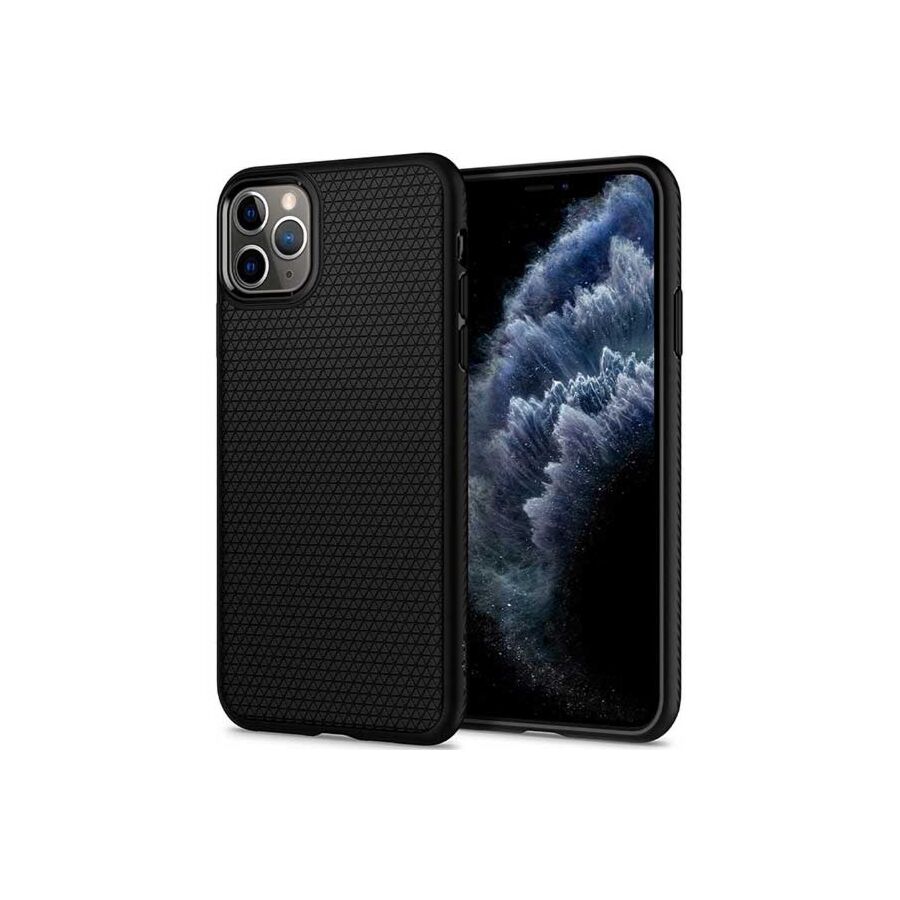 Spigen - Custodia Liquid Air per iPhone 11 Pro Max - Nero